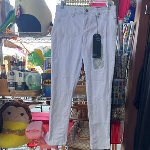 1822 Denim White Skinny Pants